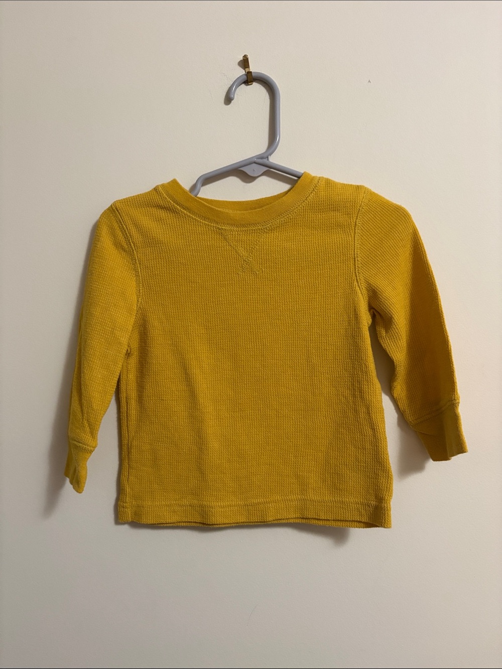 Cat & Jack Long-Sleeve Thermal Top - Mustard